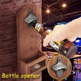 thumbnail image 2 of Willstar Vintage Wall Mounted Bottle Opener Wooden Retro Metal Cap Catcher Bar Indoor Rustic Bar Pub Decor, 2 of 11