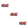 thumbnail image 4 of Maytalsory Kit de Peinture Diamants Rouges 5D Coquelicots Fleurs Haute Résolution Motifs Plus Tridimensionnels 50*100cm 3Ensemble, 4 of 6