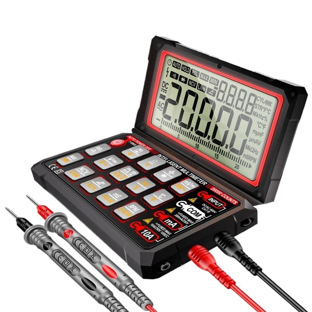 Auto Repair Multimete 20000 Counts Digital AC/DC Voltage/Curren NCV Induction Diode Capacitance Buzzer Tester Tools ,Widely Used