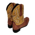 thumbnail image 4 of UKAP Botines vintage para mujer Botas de vaquero con punta cuadrada Botas de invierno occidentales de media pantorrilla Botas de equitación bajas y gruesas, 4 of 6