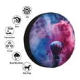 thumbnail image 2 of Kdxio Color Explosion Makeup Brush for Tire Cover Wheel Protectors Tyre Covers Weatherproof Wheel Covers Universal Fit for Trailer Rv SUV Truck Camper Travel Trailers 17 inch, 2 of 5