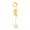 Yellow, variant on Hanging Interactive Cat Toy for Indoor Feline Play Spring Coil Game Tool to Keep Busy Reduce Boredom Retractable Teaser String Self-Playing Design