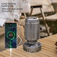 thumbnail image 2 of Lámpara de camping con ventilador Solar, interruptor de estiramiento portátil, lámpara de camping con batería de litio, lámpara BMW de carga directa USB, 2 of 5
