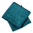 thumbnail image 2 of Home Soft Things Textured Velvet Pillow Covers (Set of 2), - Deep Teal - 26" x 26", 2 of 4