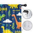thumbnail image 4 of Blackout Kids Curtains,Cute Dinosaur Pattern Childrens Insulated Curtains Set Of 2,Bedroom Essentials,Toddler Room Decor 42x63in(106x160cm), 4 of 4