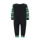 thumbnail image 4 of Conjunto de pijamas navideños familiares a juego con estampado de árbol, letras y cuadros. Pijamas de vacaciones para papá, mamá y niños., 4 of 8