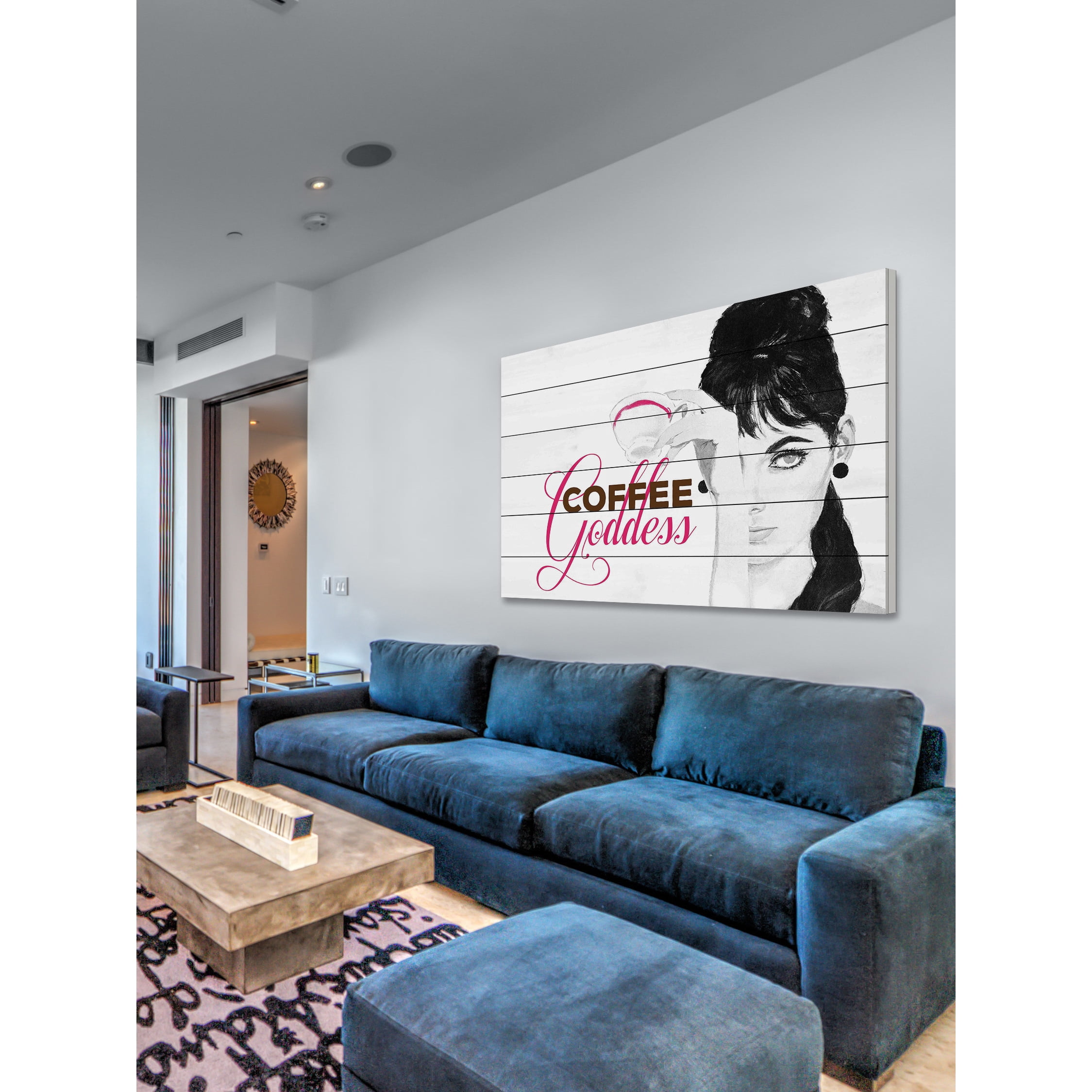 Marmont Hill 'Coffee Goddess' Graphic Art Print on Wood