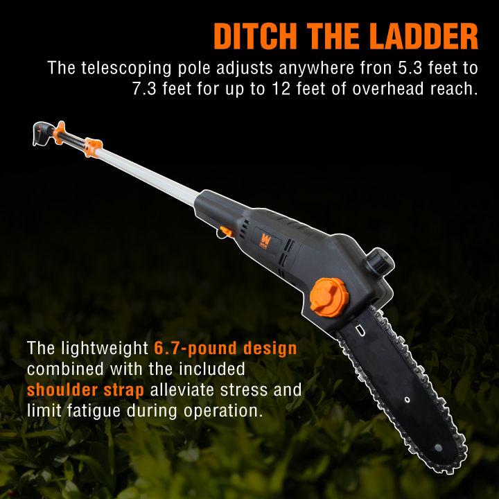 WEN 6-Amp 8-Inch Electric Pole Saw with 