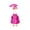 Hot pink, variant on Sruoe Raincoat Porch Goose Outfits, Porch Goose Clothes, 23 Inch Cement Goose Clothes Dress, Duck Clothes for Spring Easter Holiday Outdoor Garden Yard Lawn Patio Statue Decor