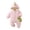 E561 Pink, variant on Likimi Newborn Baby Boys Jumpsuits Hooded Zipper Dinosaur Print Long Sleeve Romper For Baby Autumn Winter Fashion Clothes Blue Size 0-3 Months