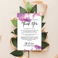 thumbnail image 4 of Koyal Wholesale Ombre Pink Purple Watercolor Wedding Thank You Place Setting Cards for Table Reception, Family, 56-Pack, 4 of 5