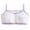 White, variant on Girls Bra Cotton Padded Seamless Bras for Girl Teens Pull-on Design(Purple,11-12 Y)