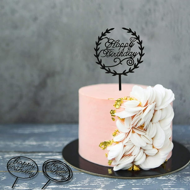 12 Pièces Happy Birthday Cake Topper Accessoires de Décoration