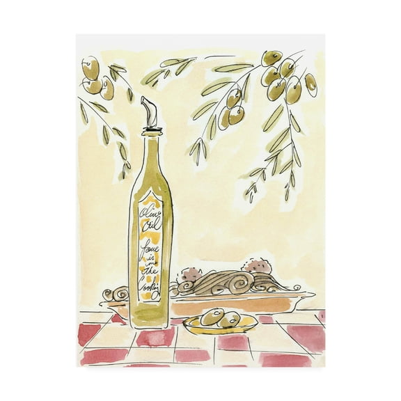 Trademark Fine Art 'Olio della Cucina II' Canvas Art by Alan Paul