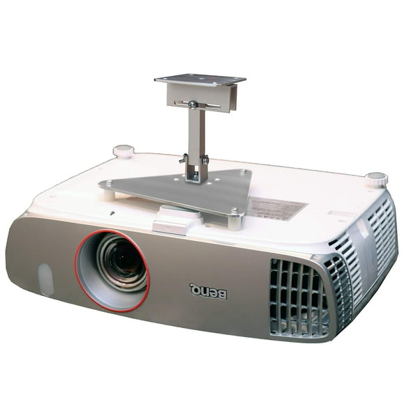PCMD LLC. Projector Ceiling Mount Compatible with BenQ HT2050 HT2050A HT2150ST HT3050 W1110 W2000 with Lateral Shift Coupling (8-Inch Extension)