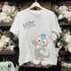 thumbnail image 3 of Camiseta original Shanghai Disney 2024 Duffy CookieAnn manga corta algodón StellaLou pareja básica manga corta, 3 of 5