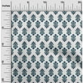 thumbnail image 1 of oneOone Polyester Lycra White Fabric Leaves & Floral Block Sewing Craft Projects Fabric Prints By Yard 56 Inch Wide, 1 of 4