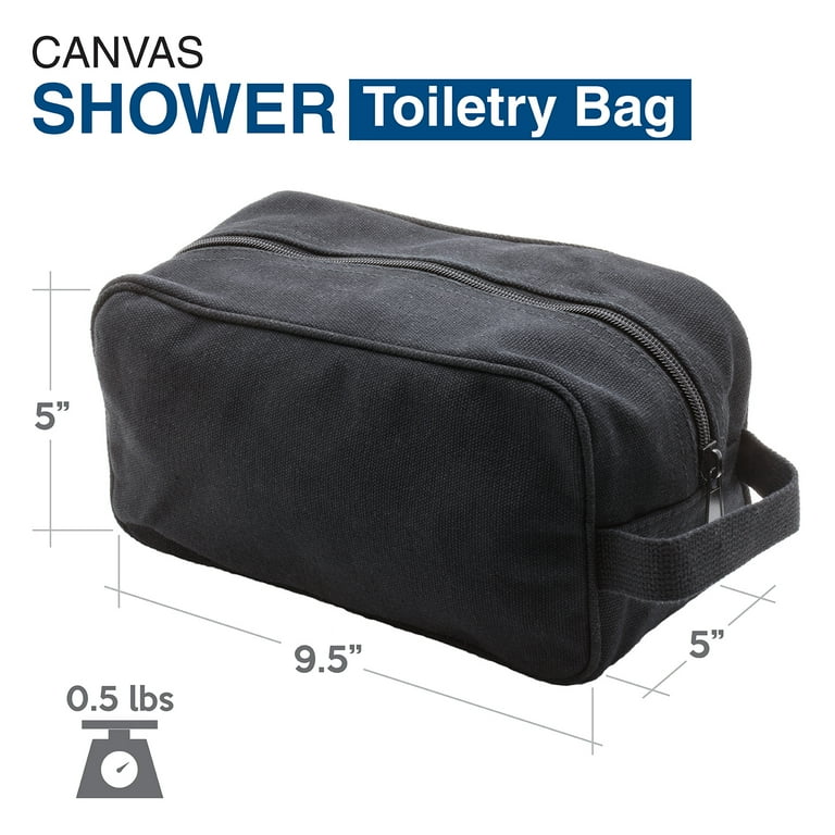 Army Text Military Canvas Shower Kit Travel Toiletry Bag Case in Black Yellow