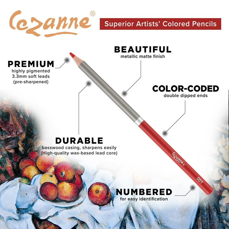 Cezanne Premium Colored Pencil Set With 6pk Colorless Blenders