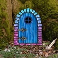 thumbnail image 4 of Miniature Elf Door Gnome Door Garden Decoration Miniature Door For Outdoor Tree Decoration Craft, 4 of 5
