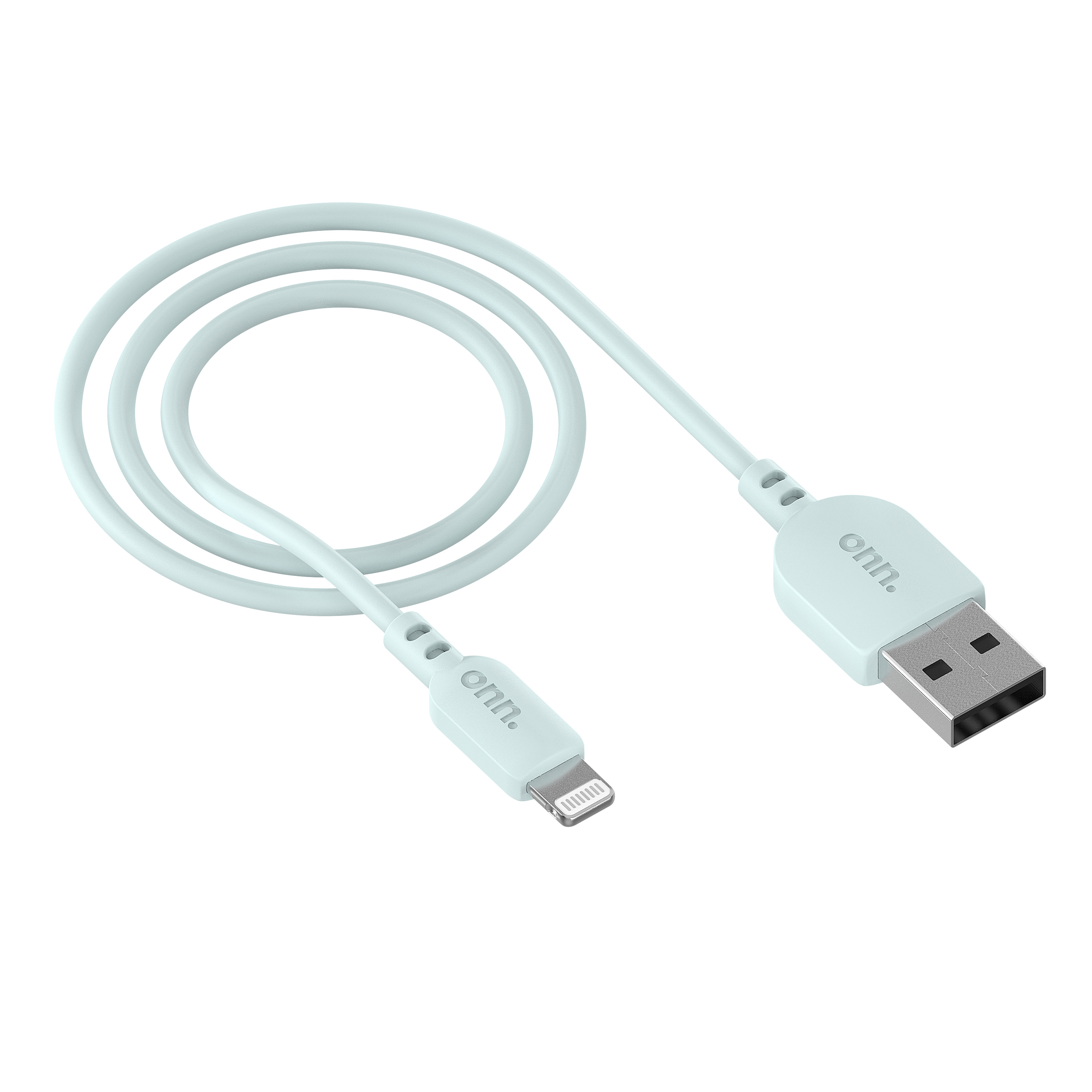 Cable de carga Lightning a USB de 3 pies, material suave al tacto, certificado MFI, aguamarina - Compatible con iPhone 14/13/12/11/X/XR/XS/8/7/6/5, iPad, AirPods y más 4