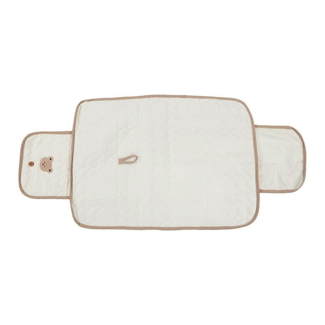 Baby Portable Changing Diaper Pad Foldable Waterproof Travel Diaper Changing Mat for Newborn Bear