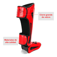 thumbnail image 3 of Espinilleras Kick Boxing Engrosado Artes Marciales Rojo Talla: M, 3 of 4
