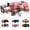 Pink Plaid, variant on Mumup 1/2Pack Red Plaid Cat Collar with Bell and Bow, Breakaway Kitten Collar with Bells Bowtie Puppy Collars for XXS Xs Small Little Tiny Pet Dogs Boy Girl, for Christmas Hoilday Birthday Party
