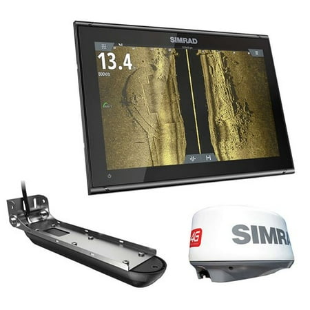 Chartplotter Radar - Simrad 000-14856-001 GO12 XSE 12 Chartplotter & Radar Display w/ Broadband 4G Radar