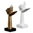 thumbnail image 1 of 2x figurita moderna escultura figurita decoración de Festival artesanía foto Prop ornamento arte estatua para escritorio sala de estar, 1 of 9