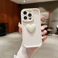 thumbnail image 3 of Lovely 3D Heart Phone Case For iphone 15 14 13 12 11 Pro Max 7 8 Plus X XR XS Max Soft Silicone Shockproof Sweet Back Cover Case, 3 of 5
