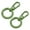Matcha Green, variant on 2 Pcs Double Opening Swivel Lobster Claw Clasp, Metal Keychain Clasp Clips for Jewelry Making Crafts Backpack Bag Strap