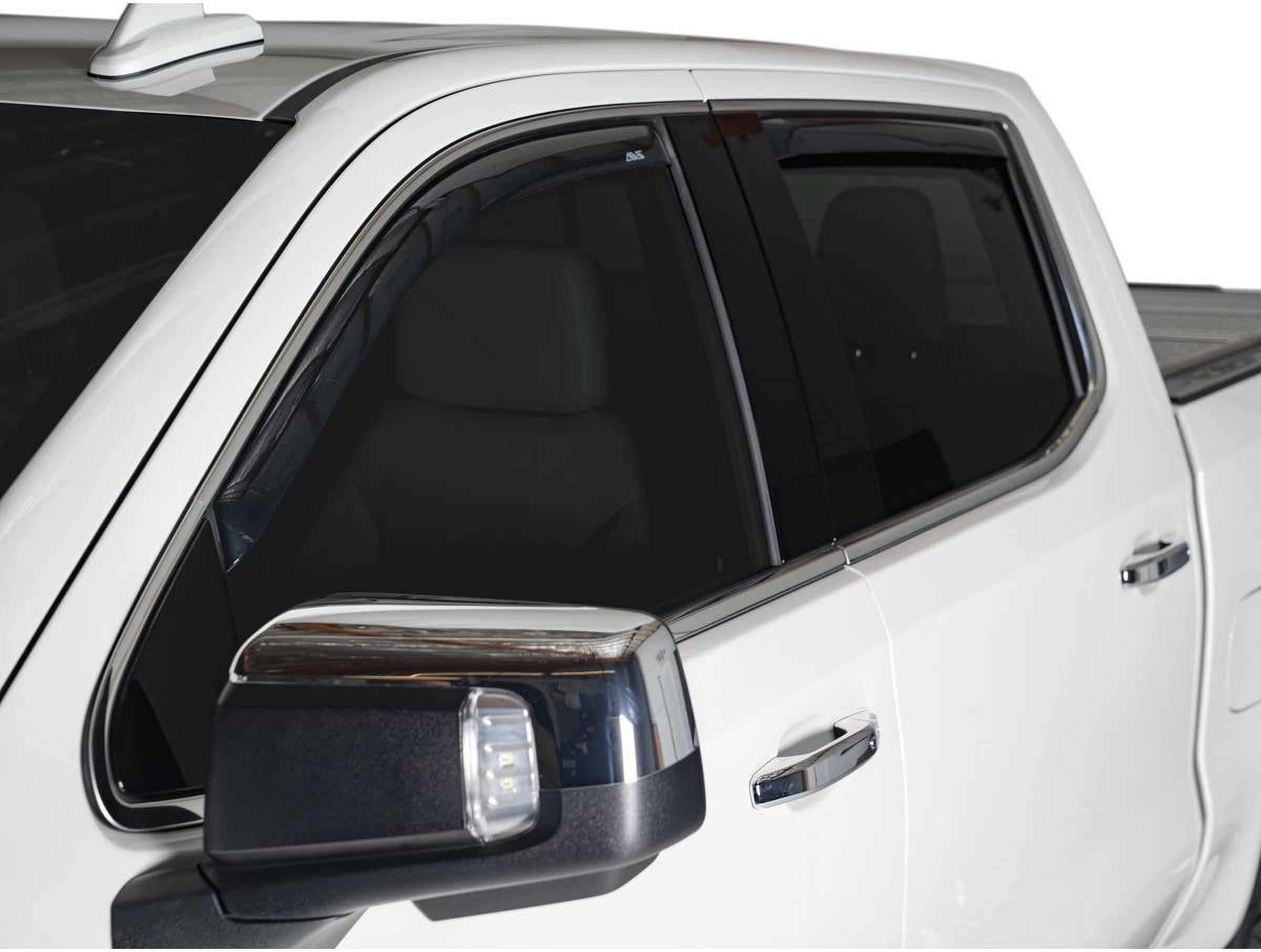 Auto VentShade (AVS) 194334 In-Channel Ventvisor Window Deflectors Fits 2022-2024 Jeep Grand Cherokee, 4 pcs. Smoke-