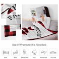 thumbnail image 4 of Farmhouse Christmas Throw Flannel Blanket 60x80In Pig Cock Cow Buffalo Plaid Super Soft Cozy Bed Blanket, Lightweight Plush Fuzzy Bed Throw for Bedroom Sofa Couch Living Room, 4 of 4