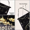 thumbnail image 4 of Eid Al-Adha Mubarak Porch Sign Set - Multi Color Star Mosque Islamic Eid Ramadan Mubarak Party Banner - 70.87" x 11.81" Rectangular Polyester Banner with Rope Mount, 4 of 6