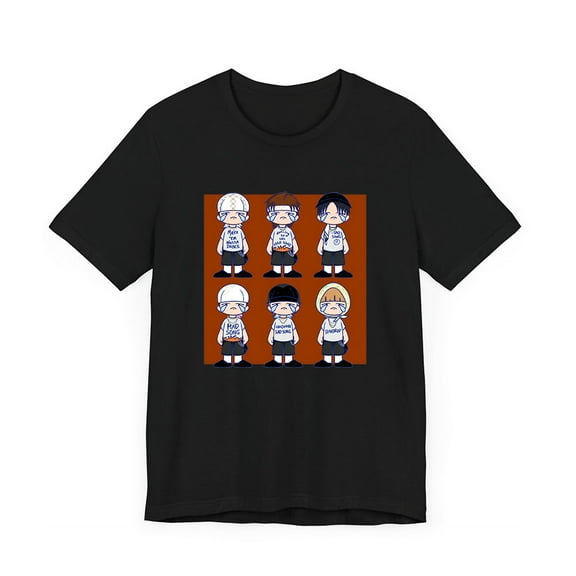 P1Harmony Merch Sad Boys T-shirt Fashion Men Women Short Sleeve Casual Graphic Tee