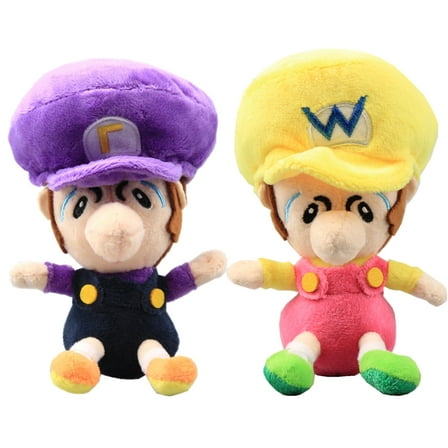 uiuoutoy  Baby Waluigi & Baby Wario Plush 6'' Set 2pcs