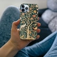 thumbnail image 3 of COMIO  William Morris Vintage Melsetter Teal Blue Green Floral Art Phone Case Compatible with iPhone 15 Pro,Wild Flowers Case for Girl Women Men,Unique Soft Case Cover, 3 of 4