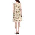thumbnail image 3 of FORMRS Summer Dress for Women Loose U Neck Sleeveless Midi Beach Sundresses with Pockets, Musical Animals Pattern, 3 of 8