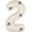 Cream, variant on PTSPLLMY 40 Inch White Number Balloons with Pink Bow Coquette Birthday Decorations Giant Number 2 Foil Balloon For Girl’s Pink Bow Birthday Party, Anniversary, Wedding, Proposal, Graduation Decor