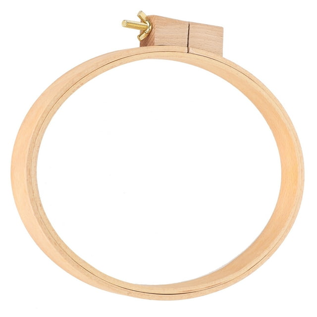 Gupbes Embroidery Hoop,Oval Embroidery Hoop,Embroidery Hoop Horizontal Oval Frame Wide Wooden Craft Desktop DIY Cross‑Stitch Supplies