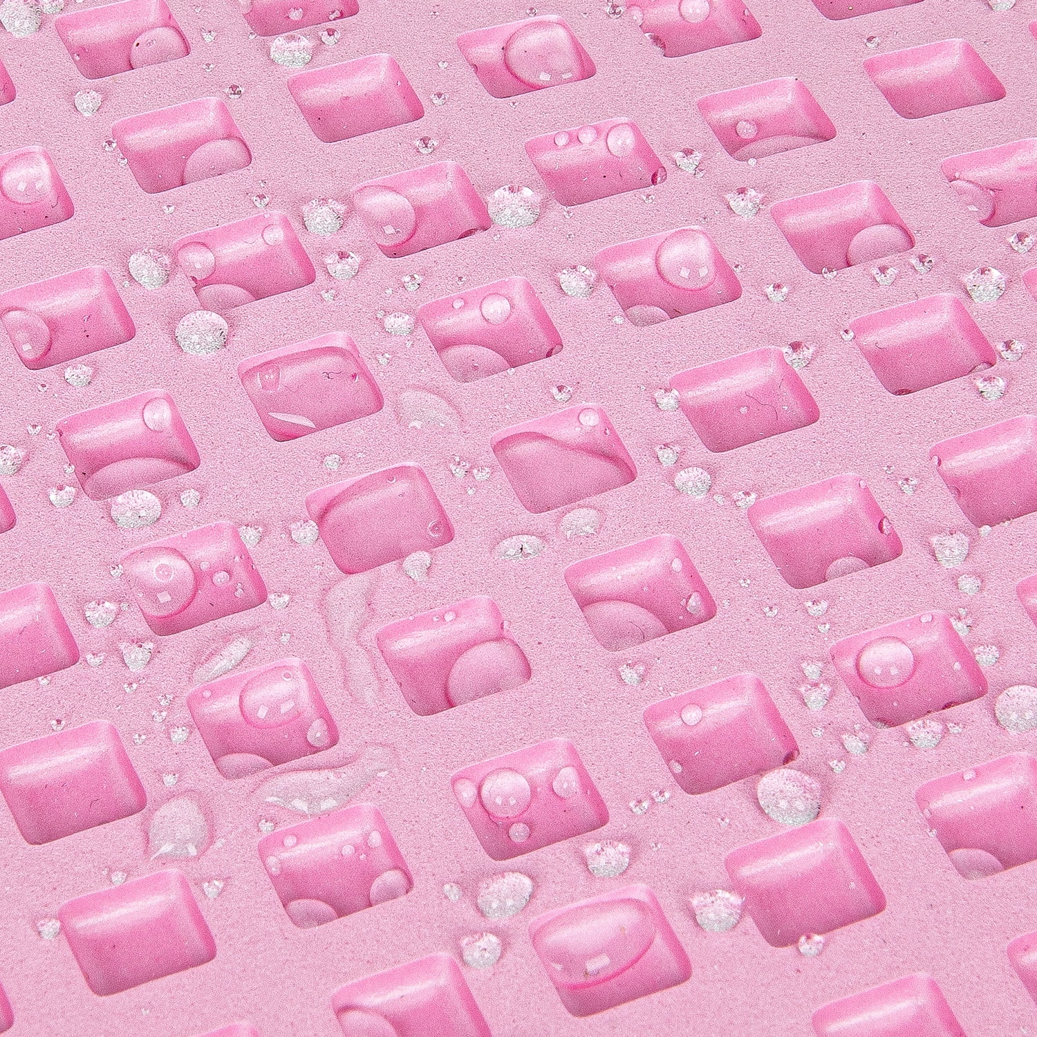 Pefilos Double Layer Anti Tracking Waterproof Cat Litter Trapping Mat Pink Pefilos Double Layer Anti Tracking Waterproof Cat Litter Trapping Mat Pink