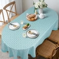 thumbnail image 2 of Sage Green Oval Tablecloth for Oval Table Smaller Than 54 x 78 inches, Waterproof Table Cloths for Dining Room Indoor Outdoor Table Cloth - 60x84in, 2 of 6