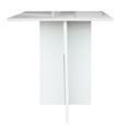 thumbnail image 2 of Mesa De Centro Minimalista Vinil Metalico Mdf Melamico Resistente Blanco, 2 of 4
