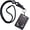 Black, variant on Specialist ID Vertical Top Load Three Card Badge Holder - Hard Plastic with Heavy Duty Breakaway Lanyard w Quick Release Metal Clip & Key Ring (One Holder / 3 Cards Inside) (Black)