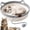 Gray, variant on Stimulicat Handwoven Cat Basket Bed With Hanging Ball Toy, Natural Rope Cat Scratcher Basket