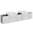 thumbnail image 1 of Imaginations Américaines 88.5 pouces W Vanity Set Blanc, 1 of 1