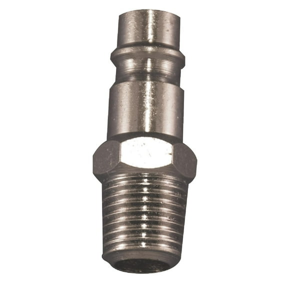 Hi-Flo V-Style 1/4in. MNPT Brass Plug, 2 per Card