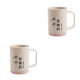thumbnail image 2 of Inteprter Pareja taza de enjuague bucal cepillo de tazas contraste Color amante familia taza de cepillo titular Baño rosa 1 2Conjunto, 2 of 6