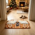 thumbnail image 6 of Christmas Bathroom Rug, Gingerbread House Bath Mat Absorbent Non Slip Shower Rug Front Door Mat for Winter Xmas Home Room Entrance,23.62"x15.75"(B), 6 of 6